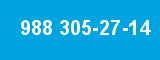 988 305-27-14 988 305-27-14